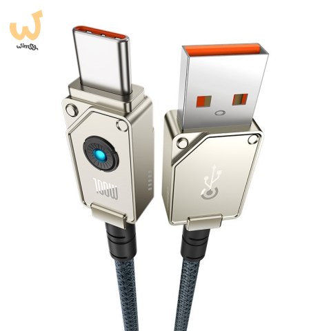 Kabel Baseus Unbreakable USB-USB C 100W 2m (biały) Kabel Baseus Unbreakable USB-USB C 100W 2m (biały)