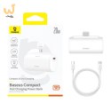 Powerbank Baseus Compact 5000mAh USB-C (biały)