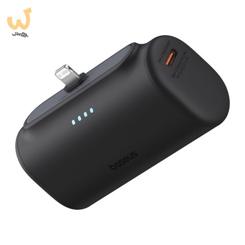 Powerbank Baseus Compact IP 5000mAh 20W USB-C/Lightning (czarny) Powerbank Baseus Compact IP 5000mAh 20W USB-C/Lightning (czarny)