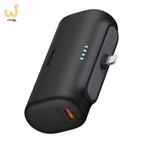Powerbank Baseus Compact IP 5000mAh 20W USB-C/Lightning (czarny) Powerbank Baseus Compact IP 5000mAh 20W USB-C/Lightning (czarny)