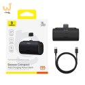 Powerbank Baseus Compact IP 5000mAh 20W USB-C/Lightning (czarny)