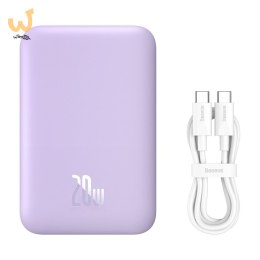 Powerbank Baseus Magnetic Mini Air 6000mAh (fiolet)