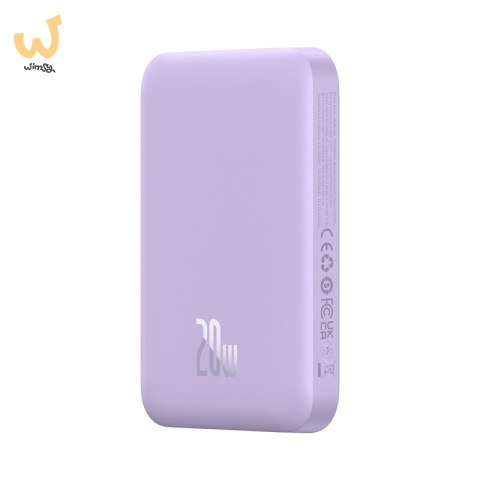 Powerbank Baseus Magnetic Mini Air 6000mAh (fiolet) Powerbank Baseus Magnetic Mini Air 6000mAh (fiolet)