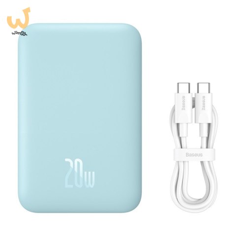 Powerbank Baseus Magnetic Mini Air 6000mAh (niebieski) Powerbank Baseus Magnetic Mini Air 6000mAh (niebieski)