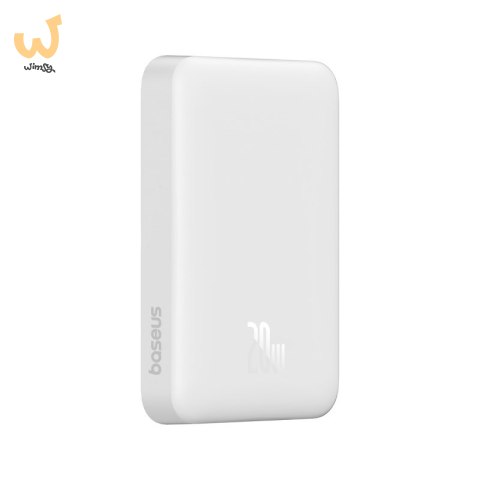 Powerbank Baseus Magnetic Mini Air Wireless 10000mAh 20W+kabel USB C-USB C (biały) Powerbank Baseus Magnetic Mini Air Wireless 10000mAh 20W+kabel USB C-USB C (biały)