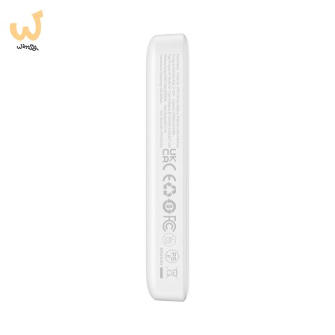 Powerbank Baseus Magnetic Mini Air Wireless 10000mAh 20W+kabel USB C-USB C (biały) Powerbank Baseus Magnetic Mini Air Wireless 10000mAh 20W+kabel USB C-USB C (biały)