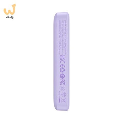 Powerbank Baseus Magnetic Mini Air Wireless 10000mAh 20W+kabel USB C-USB C (fiolet) Powerbank Baseus Magnetic Mini Air Wireless 10000mAh 20W+kabel USB C-USB C (fiolet)