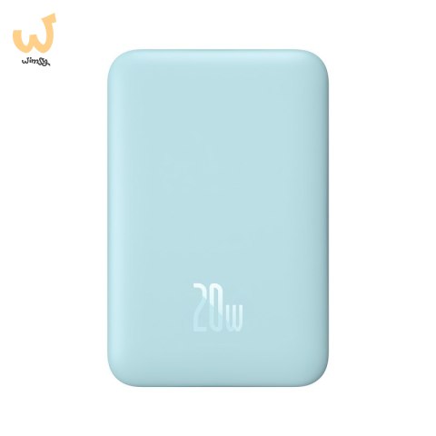Powerbank Baseus Magnetic Mini Air Wireless 10000mAh 20W+kabel USB C-USB C (niebieski) Powerbank Baseus Magnetic Mini Air Wireless 10000mAh 20W+kabel USB C-USB C (niebieski)