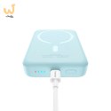 Powerbank Baseus Magnetic Mini Air Wireless 10000mAh 20W+kabel USB C-USB C (niebieski)