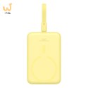 Powerbank Baseus Magnetic Mini Air Wireless 10000mAh 20W+kabel USB C-USB C (żółty)