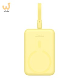 Powerbank Baseus Magnetic Mini Air Wireless 10000mAh 20W+kabel USB C-USB C (żółty)