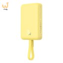 Powerbank Baseus Magnetic Mini Air Wireless 10000mAh 20W+kabel USB C-USB C (żółty)