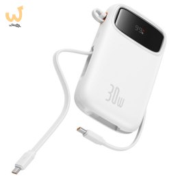 Powerbank Baseus QPow 2 10000mAh 30W 2xUSB-C (biały)