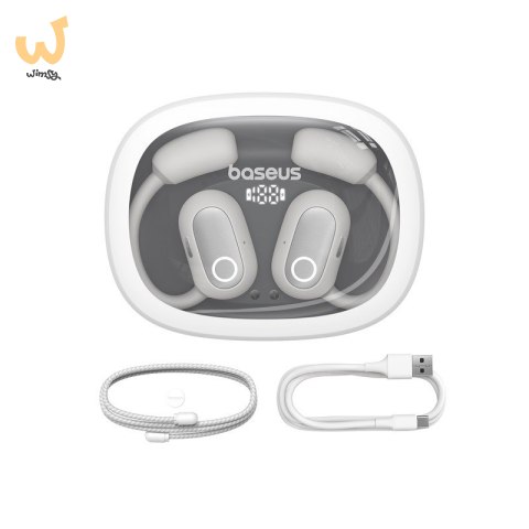Słuchawki bezprzewodowe Baseus Eli Fit Open-Ear (biały) Słuchawki bezprzewodowe Baseus Eli Fit Open-Ear (biały)