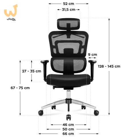 Fotel biurowy MA-Manager 4.9 Black Fotel biurowy MA-Manager 4.9 Black
