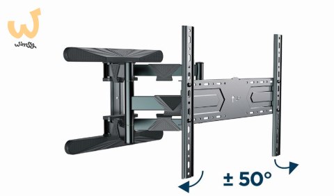GEMBIRD REGULOWANY UCHWYT ŚCIENNY LCD 40"-80" VESA MAX 600 X 400MM, DO 50KG GEMBIRD REGULOWANY UCHWYT ŚCIENNY LCD 40"-80" VESA MAX 600 X 400MM, DO 50KG