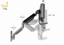 GEMBIRD ŚCIENNE REGULOWANE RAMIĘ/UCHWYT NA 2 MONITORY 17-32, VESA 100X100MM, DO 8 KG
