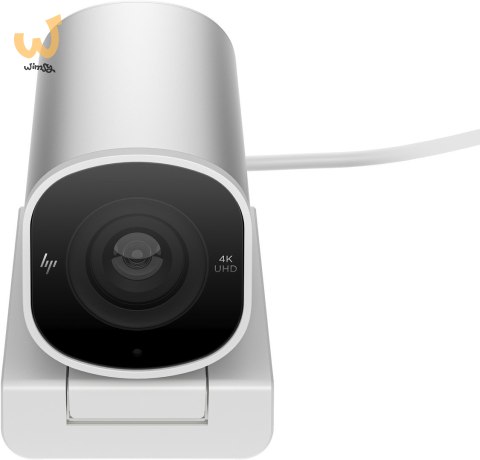 Kamera internetowa HP 960 4K Streaming Webcam USB srebrna 695J6AA Kamera internetowa HP 960 4K Streaming Webcam USB srebrna 695J6AA