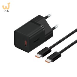 Ładowarka Baseus GaN5 mini 1C 30W EU+kabel USB-C (cluster black)