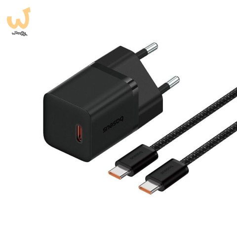 Ładowarka Baseus GaN5 mini 1C 30W EU+kabel USB-C (cluster black) Ładowarka Baseus GaN5 mini 1C 30W EU+kabel USB-C (cluster black)