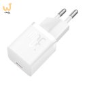 Ładowarka Baseus GaN5 mini 1C 30W EU+kabel USB-C (moon white)