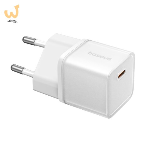 Ładowarka Baseus GaN5S 1C 20W EU (moon white) Ładowarka Baseus GaN5S 1C 20W EU (moon white)