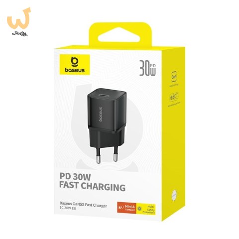 Ładowarka Baseus GaN5S 1C 30W EU (cluster black) Ładowarka Baseus GaN5S 1C 30W EU (cluster black)