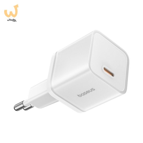 Ładowarka Baseus GaN5S 1C 30W EU (moon white) Ładowarka Baseus GaN5S 1C 30W EU (moon white)