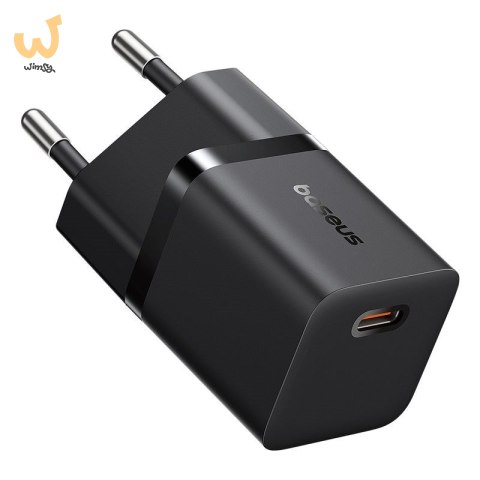 Ładowarka Baseus GaN5mini 1C 25W+kabel USB-C czarny Ładowarka Baseus GaN5mini 1C 25W+kabel USB-C czarny