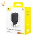 Ładowarka sieciowa Baseus Cube C+U 30W EU (cluster black)