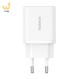 Ładowarka sieciowa Baseus Cube C+U 30W EU (moon white)