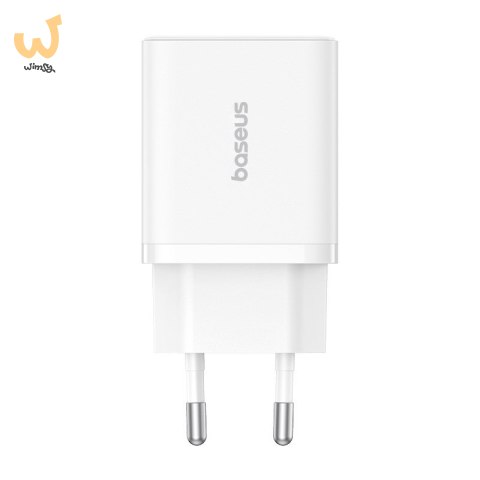 Ładowarka sieciowa Baseus Cube C+U 30W EU (moon white) Ładowarka sieciowa Baseus Cube C+U 30W EU (moon white)