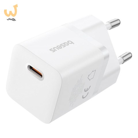 Ładowarka sieciowa Baseus GaN5 1C 25W EU (biały) Ładowarka sieciowa Baseus GaN5 1C 25W EU (biały)
