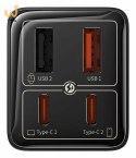 Ładowarka sieciowa Baseus GaN6 Pro FastCharger 2C+2U 65W EU (cluster black)