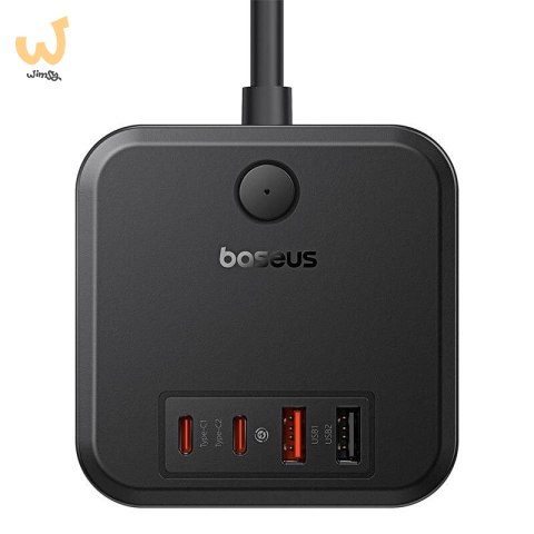 Listwa zasilająca Baseus PowerCombo 3AC+2U+2C 30W EU (1,5m; czarny) Listwa zasilająca Baseus PowerCombo 3AC+2U+2C 30W EU (1,5m; czarny)