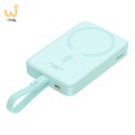 Powerbank Baseus Magnetic Mini Air Wireless 10000mAh 20W+kabel USB C-USB C (peppermint blue)