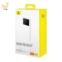 Powerbank Baseus Star-Lord 20000mAh 65W+kabel USB-USB C (biały)
