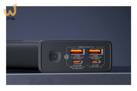 Powerbank Baseus Star-Lord 20000mAh 65W+kabel USB-USB C (czarny) Powerbank Baseus Star-Lord 20000mAh 65W+kabel USB-USB C (czarny)