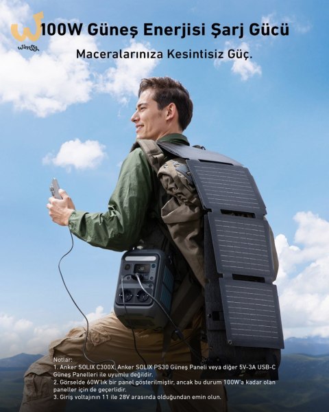 Przenośna stacja zasilania Anker Solix C300X 288Wh 300W Przenośna stacja zasilania Anker Solix C300X 288Wh 300W