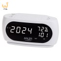 Budzik ADLER AD 1186 white