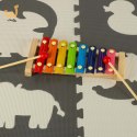 Cymbałki drewniane kolorowe edukacyjne
