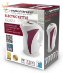 Czajnik elektryczny Esperanza Iguazu EKK018R (2200W 1.7l; kolor biały, kolor czerwony)