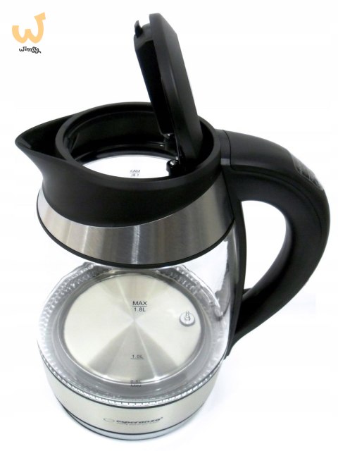 Czajnik elektryczny Esperanza SEINE EKK026 (2200W 1.7l; kolor czarny) Czajnik elektryczny Esperanza SEINE EKK026 (2200W 1.7l; kolor czarny)