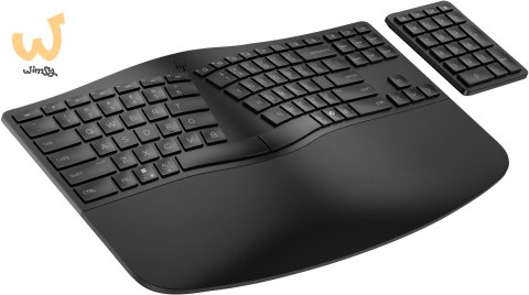 Klawiatura HP 960 Ergonomic Wireless Keyboard bezprzewodowa czarna 37E755AA Klawiatura HP 960 Ergonomic Wireless Keyboard bezprzewodowa czarna 37E755AA