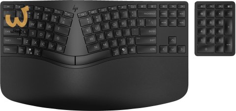 Klawiatura HP 960 Ergonomic Wireless Keyboard bezprzewodowa czarna 37E755AA Klawiatura HP 960 Ergonomic Wireless Keyboard bezprzewodowa czarna 37E755AA