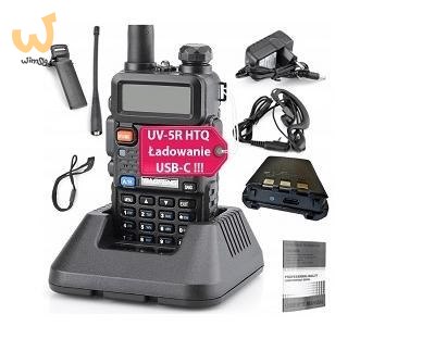 Krótkofalówka Baofeng UV-5R HTQ USB-C Krótkofalówka Baofeng UV-5R HTQ USB-C