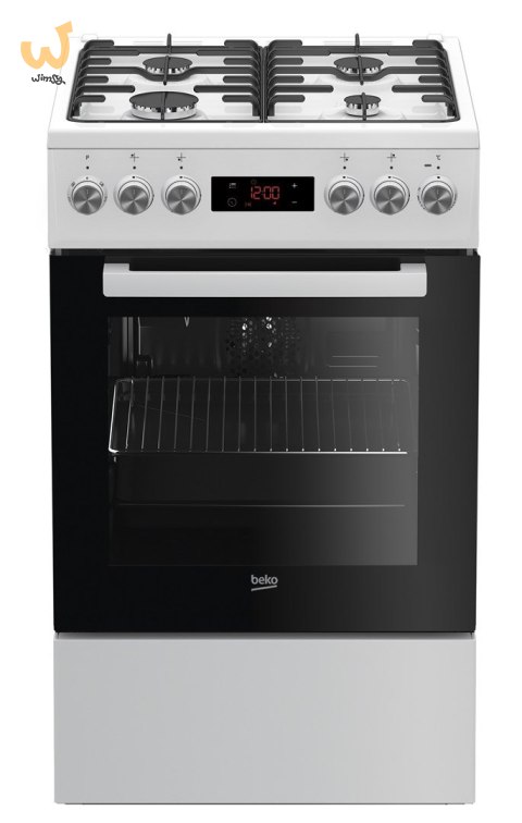 Kuchnia Beko FSE52320DWD (Płyta gazowa; Piekarnik elektryczny; 500mm)