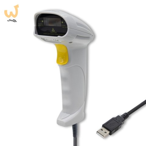 QOLTEC CZYTNIK KODÓW KRESKOWYCH LASEROWY | 1D | USB | BIAŁY QOLTEC CZYTNIK KODÓW KRESKOWYCH LASEROWY | 1D | USB | BIAŁY