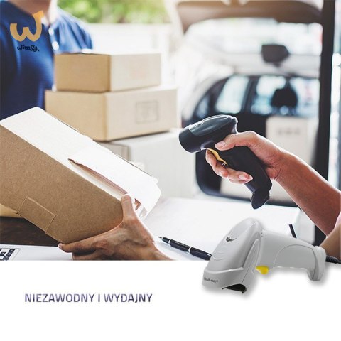 QOLTEC CZYTNIK KODÓW KRESKOWYCH LASEROWY | 1D | USB | BIAŁY QOLTEC CZYTNIK KODÓW KRESKOWYCH LASEROWY | 1D | USB | BIAŁY
