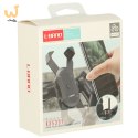 Uchwyt rowerowy motocyklowy na telefon czarny stabilny